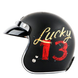 DOT Certified Old School Retro Motorcycle Helmets V2