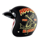 DOT Certified Old School Retro Motorcycle Helmets V1