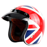 DOT Certified Old School Retro Motorcycle Helmets V2