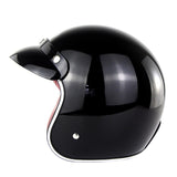 DOT Certified Old School Retro Motorcycle Helmets V1