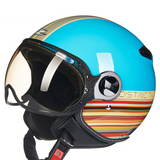 DOT Certified Chopper Open Face Vintage Helmet