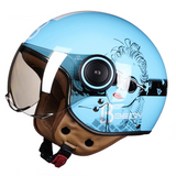 ECE-R22/05 Approved Motorcycle Half Helmet For Women