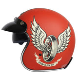 ECE-R22/05 Old School Retro Motorcycle Helmets V3