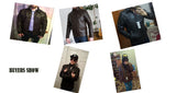 Motorcycle Men's Faux-Leather Jacket