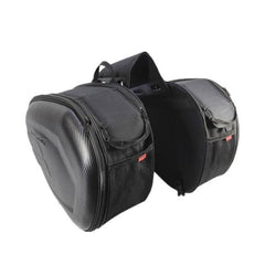 Motorcycle Side Travel Bags w/ Rain Cover One Pair