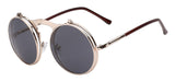 Vintage Steampunk Sunglasses w/ Flip Lenses