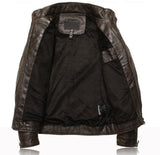 Motorcycle Men's Faux-Leather Jacket