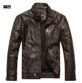 Motorcycle Men's Faux-Leather Jacket