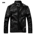 Motorcycle Men's Faux-Leather Jacket