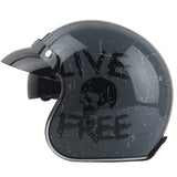 ECE-R22/05 Old School Retro Motorcycle Helmets V3