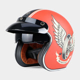 ECE-R22/05 Old School Retro Motorcycle Helmets V3