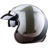 ECE-R22/05 Old School Retro Motorcycle Helmets V3