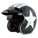 ECE-R22/05 Old School Retro Motorcycle Helmets V3