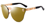 Elegant Gothic Skull Sunglasses